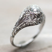 Circa 1900 18K Diamond Engagement Ring