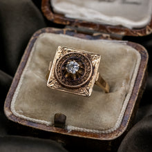 Old Mine Diamond Square-set Ring c1880