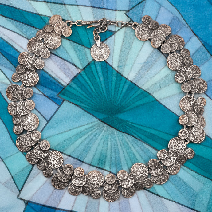 Brutalist Discs Necklace c1970