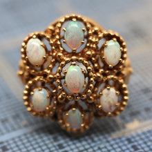 Circa 1950 14K Gold & Opal Ring