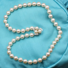 8mm Fine Akoya Pearl Necklace c1950