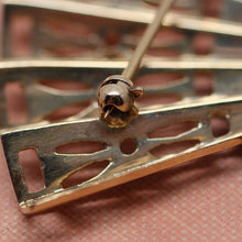 Circa 1930 14K Fan Pin Pendant