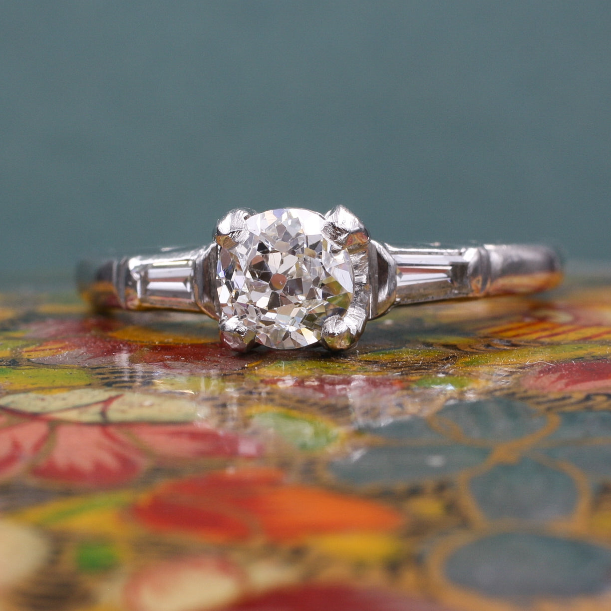 Art Deco, Platinum, Diamond Ring – Antique Ring Boutique