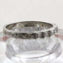 1920s-40s 18k Fully Carved Diamond Band