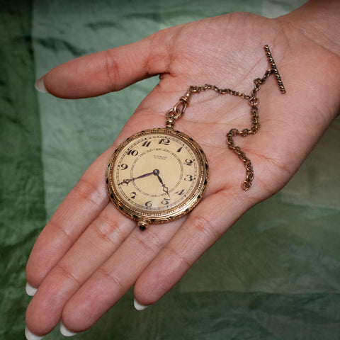 Rare E. Gübelin Pocket Watch c1910