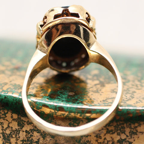 Circa 1950 Opal Mosaic Ring