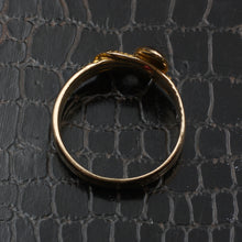 1930s Men's Ruby Snake Ring