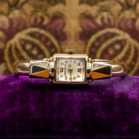 Gold-filled Benrus Watch Bangle c1940