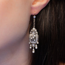 Diamond Chandelier Earrings c1920