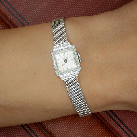 Diamond Bezeled Bucherer Watch c1950