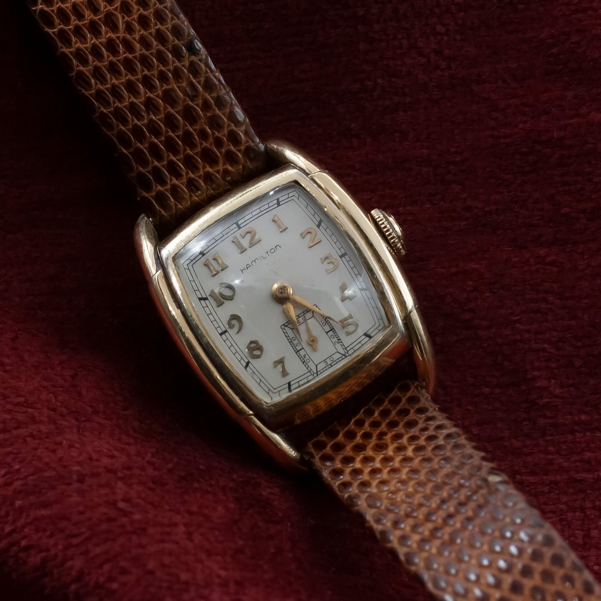 Hamilton "Dodson" Wristwatch c1938 Pippin Vintage Jewelry