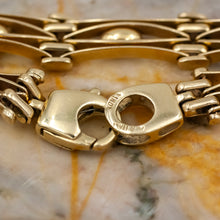 Handmade Gold Bracelet c1980