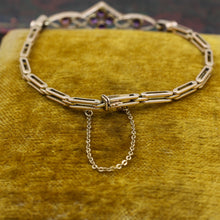 1930s 9k Amethyst Bracelet