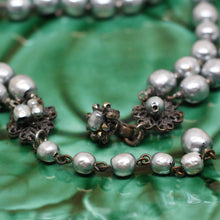 Circa 1950-1960 Miriam Haskell Grey Baroque Pearls