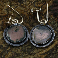 Pietra Dura Dangle Earrings c1860