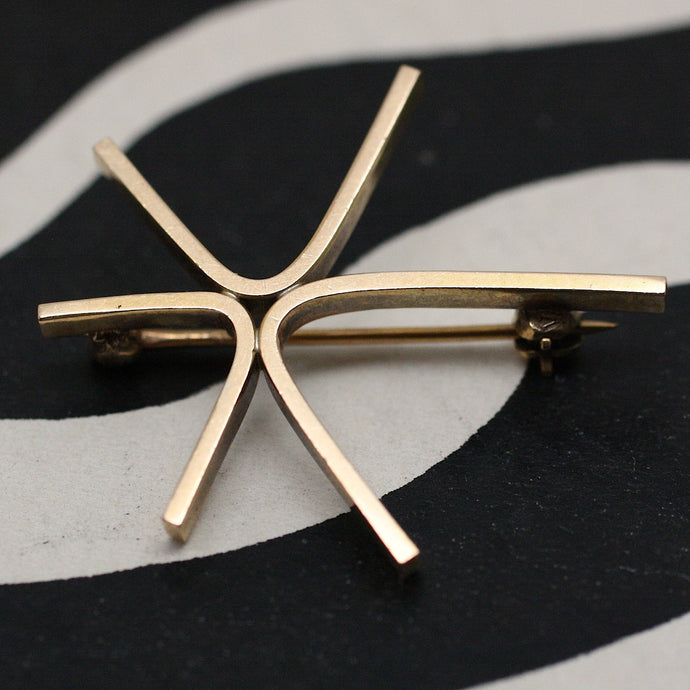 Circa 1950 Henri Steig 14K Pin