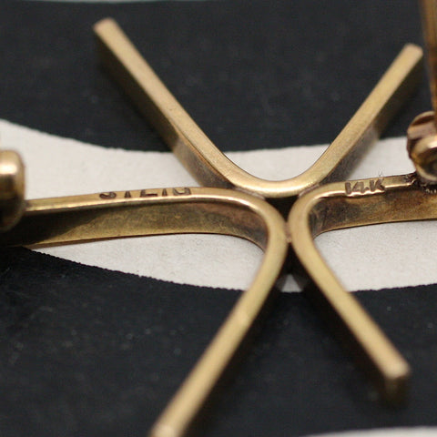 Circa 1950 Henri Steig 14K Pin