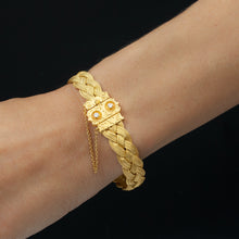 Braided Gold Bracelet c1930