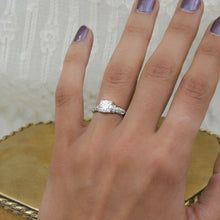 1920s Handmade Platinum .99ct EGL Certified Diamond Ring