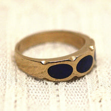 14K Lapis Lazuli Men's Ring