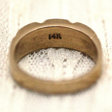 14K Lapis Lazuli Men's Ring