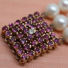 14K Akoya Pearl, Ruby & Diamond Bracelet