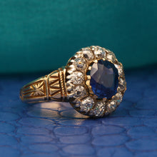 Bailey Banks and Biddle Burmese Sapphire Ring c1880