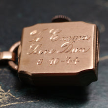 Circa 1930 Pendant Watch on Late Victorian Pin
