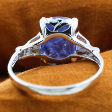3.57 Carat Untreated Ceylon Sapphire Ring