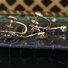 c1930 Dainty Diamond Dangle Earrings
