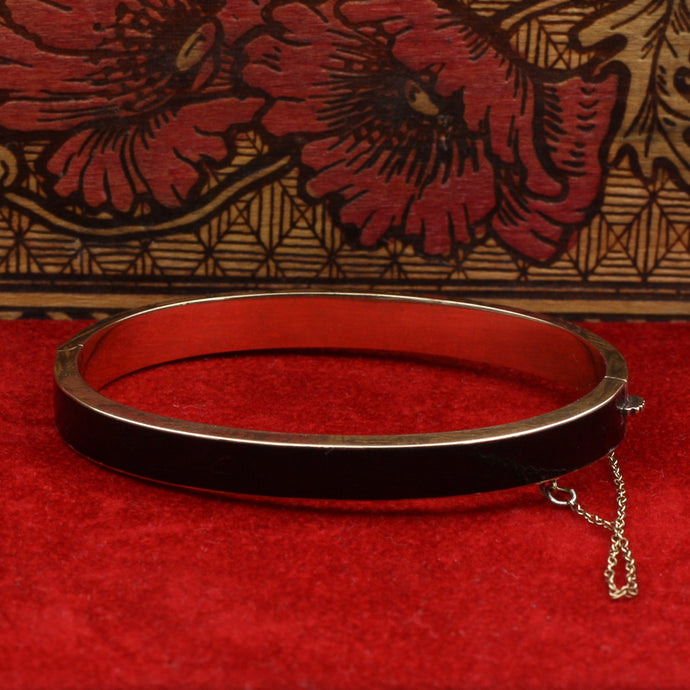 Black Enamel Bangle c1870