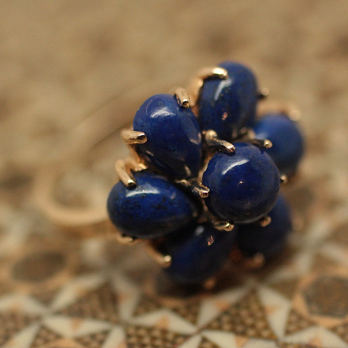 14K Gold & Lapis Lazuli Ring