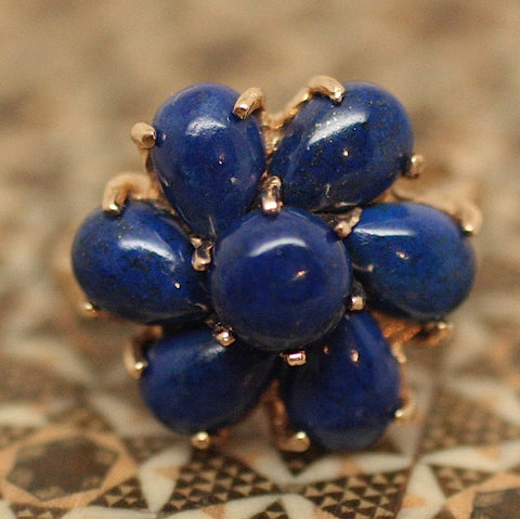 14K Gold & Lapis Lazuli Ring