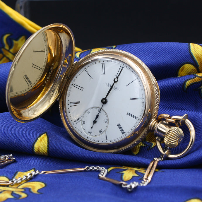 Taille d'Épargne Elgin Pocket Watch, 1881