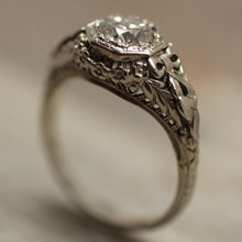 Circa 1940 18K Diamond Engagement Ring