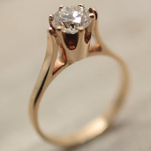 Circa 1920 14K diamond ring