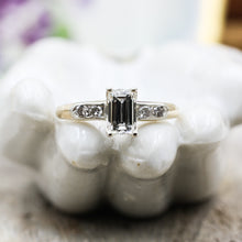 1930-50 GIA Certified .62ct Emerald Cut Diamond Ring