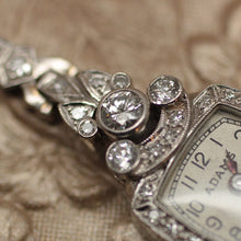 Circa 1920 Platinum & Diamond Ladies Watch