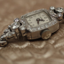 Circa 1920 Platinum & Diamond Ladies Watch