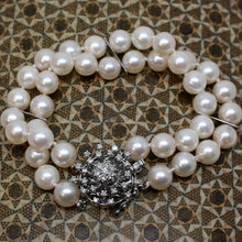 c1950 Pearl and Diamond Bracelet