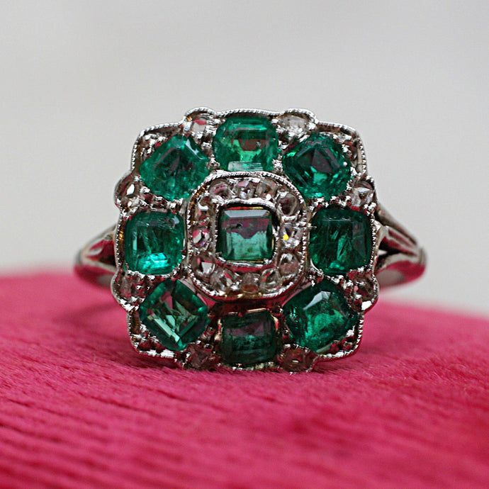 c1900 Emerald Ring