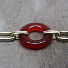 1930s Carnelian Gold Bracelet