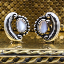 1950-60 Antonio Pineda Sterling Moonstone Earrings