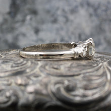1940s Handmade Platinum .70 Carat Diamond Ring