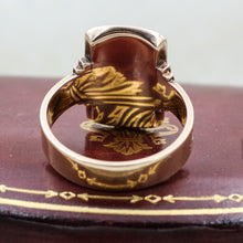 Victorian Handmade Banded Agate Ring