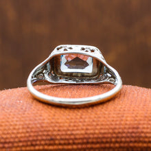 1920s 18k Aquamarine Ring