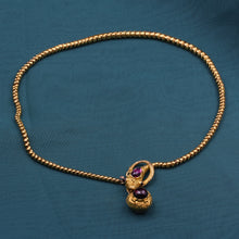 22k Gold and Garnet Snake Necklace c1890
