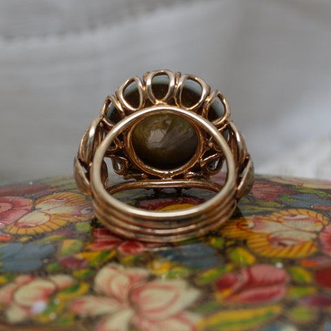 1930's Handmade Mabé Pearl Ring