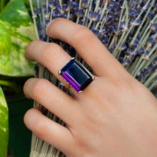 Russian Amethyst Cocktail Ring c1960