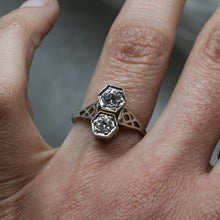1920's Double Diamond Ring